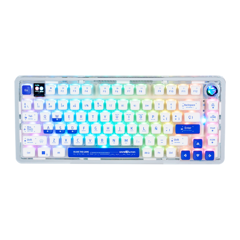 Teclado mecánico gamer gasket Game Factor KBG800