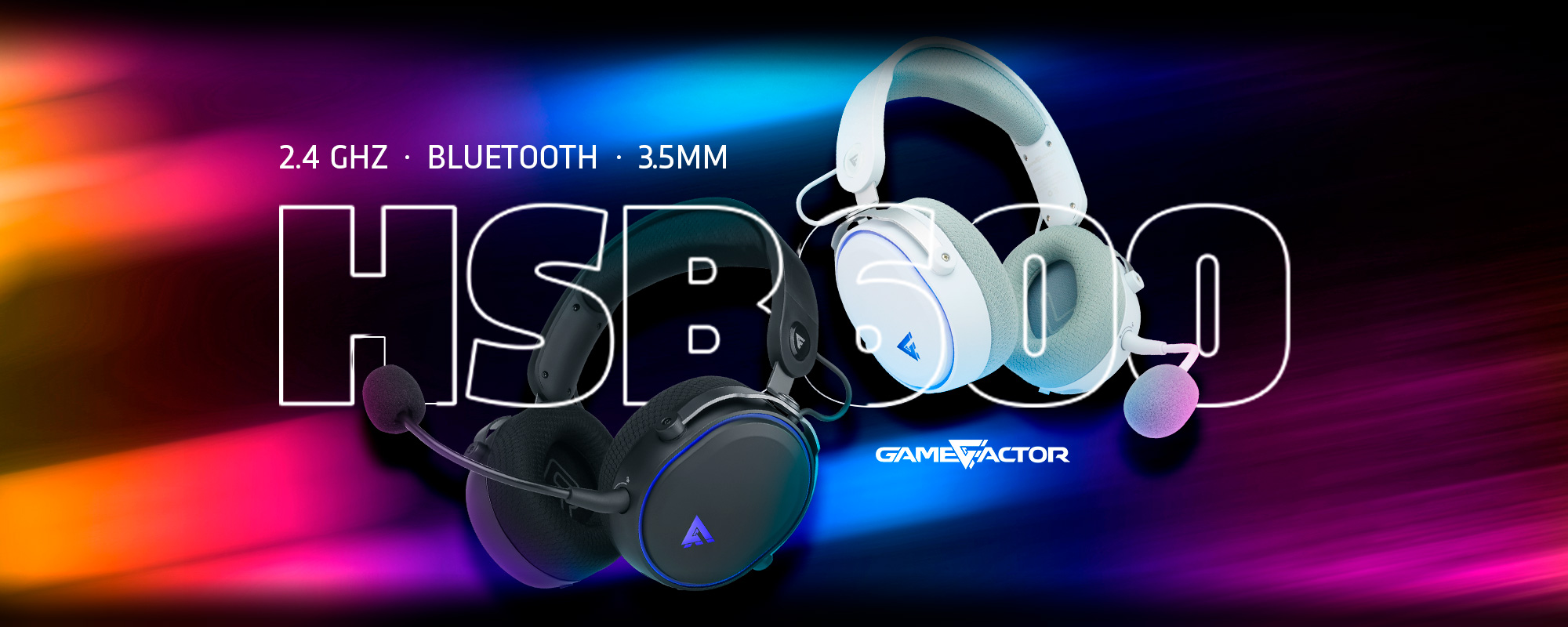 Audífonos Gamer HSB600, Micrófono con Reducción de Ruido