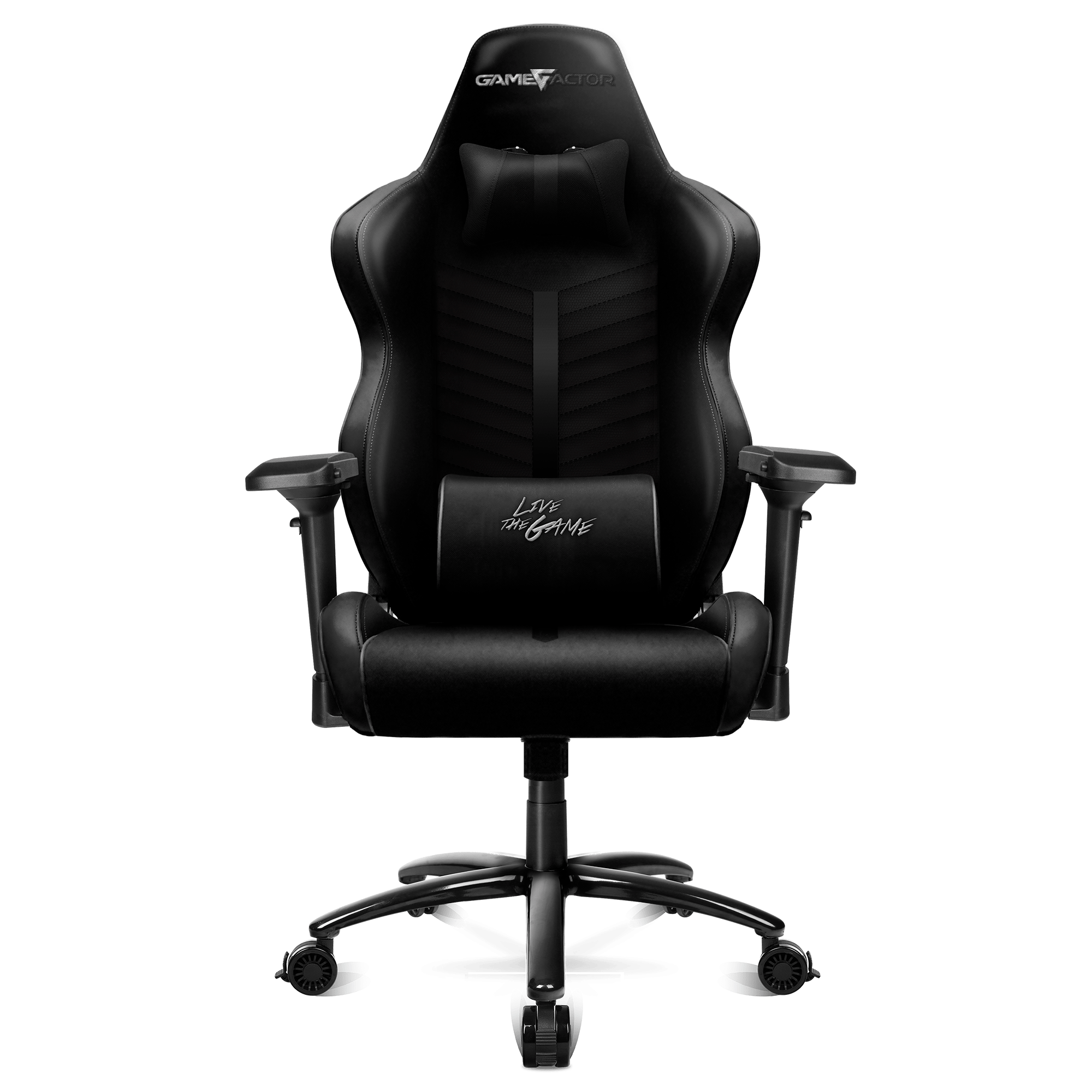 Silla game factor cgc601 XL reclinable de piel negra