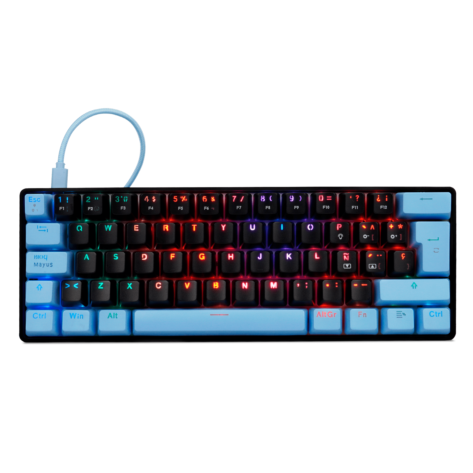 KBG560-BL teclado gamer mecanico 60