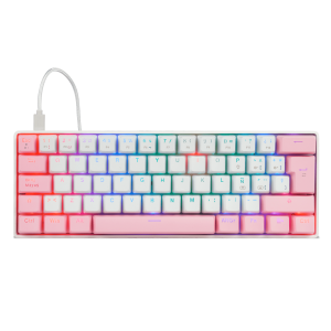 KBG560-WH-RD teclado gamer mecanico 60