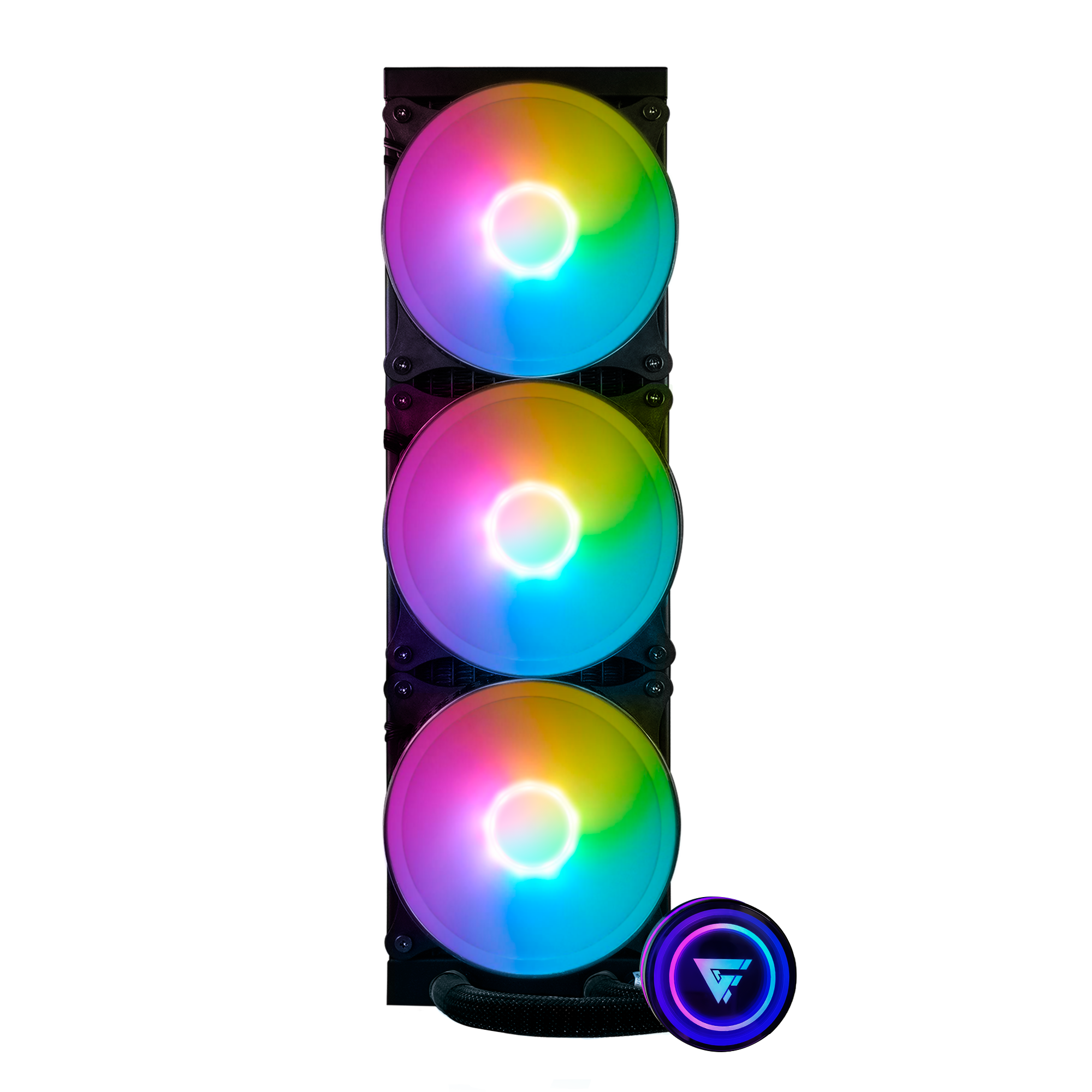 Enfriamiento Líquido LQG700 360mm RGB Blanco 3 Ventiladores